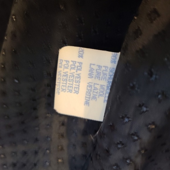 Vtg German wool blend Hammerschmid Gray blazer Mushrooms Octoberfest Euro Sz 36 - Picture 7 of 13